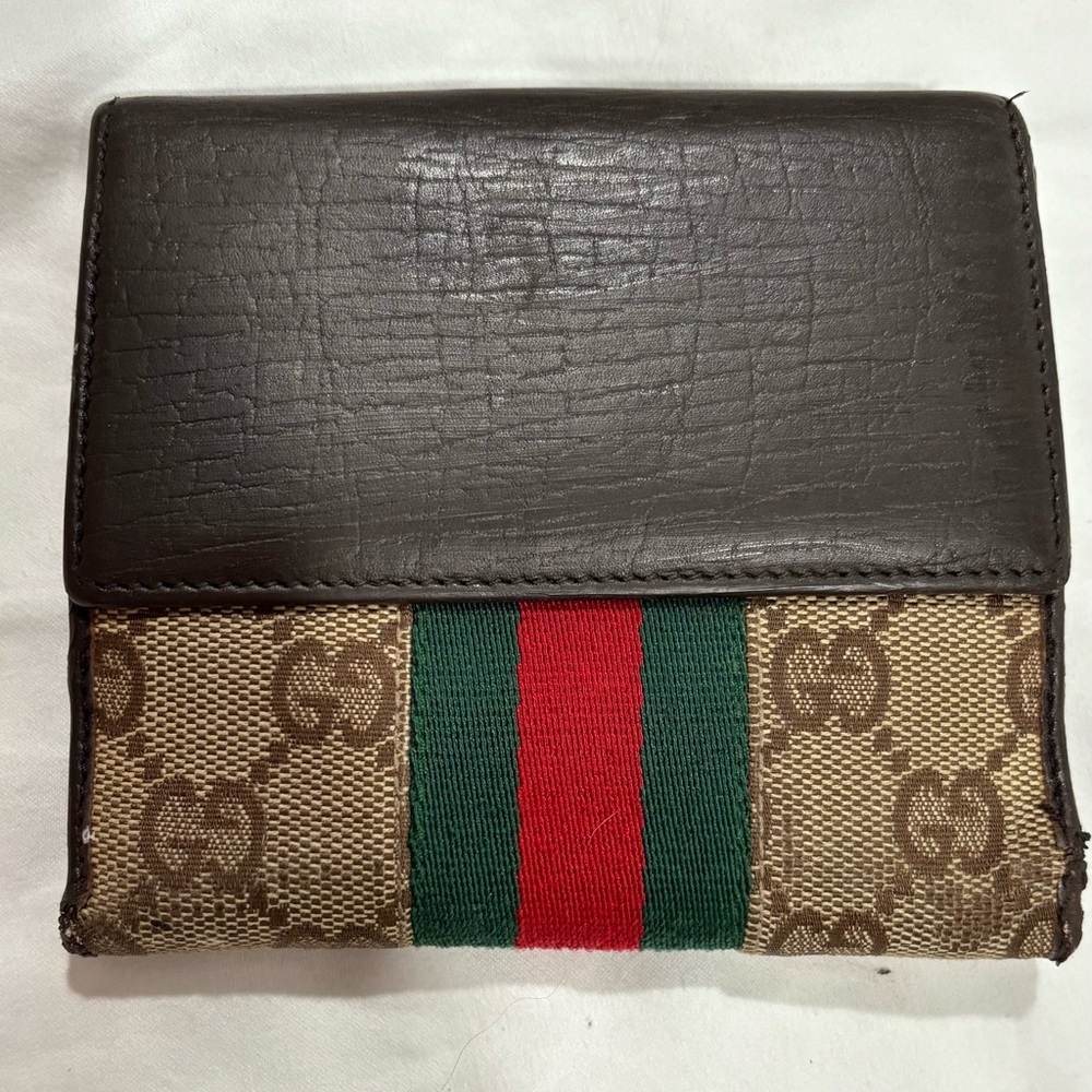 AUTHENTIC Gucci Sherry Jackie Compact Wallet - Picture 7 of 9